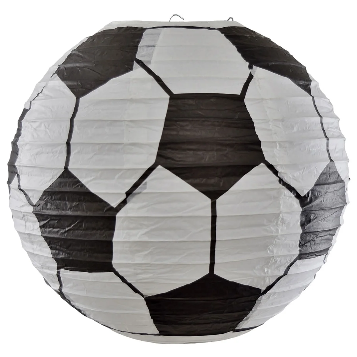 Soccer round paper lantern for weddings and parties