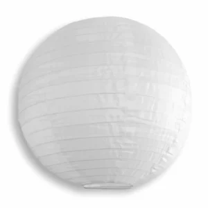 White round nylon lantern for weddings and parties