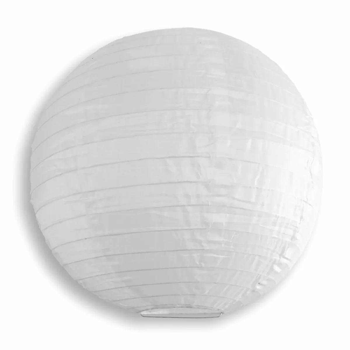 White round nylon lantern for weddings and parties